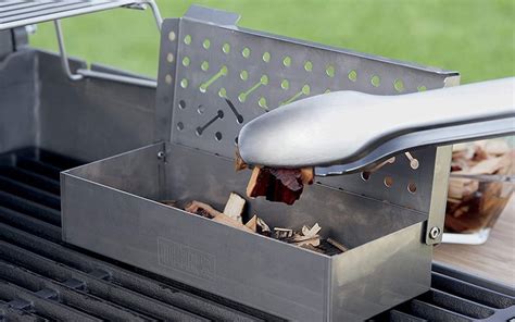 electric pellet smoker box|smoker boxes for charcoal grills.